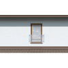 Balkon francuski 120x100 cm przezroczysty